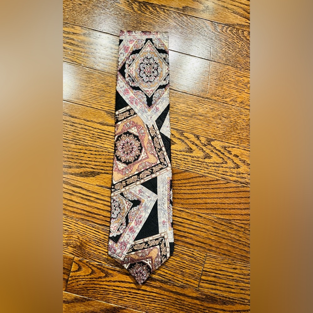 Christian Dior Monsieur Silk Tie – Geometric Power Move!